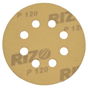 سنباده پشت کرکی ریزو مدل 125 میلیمتر رزو p.120 بسته 10 عددی